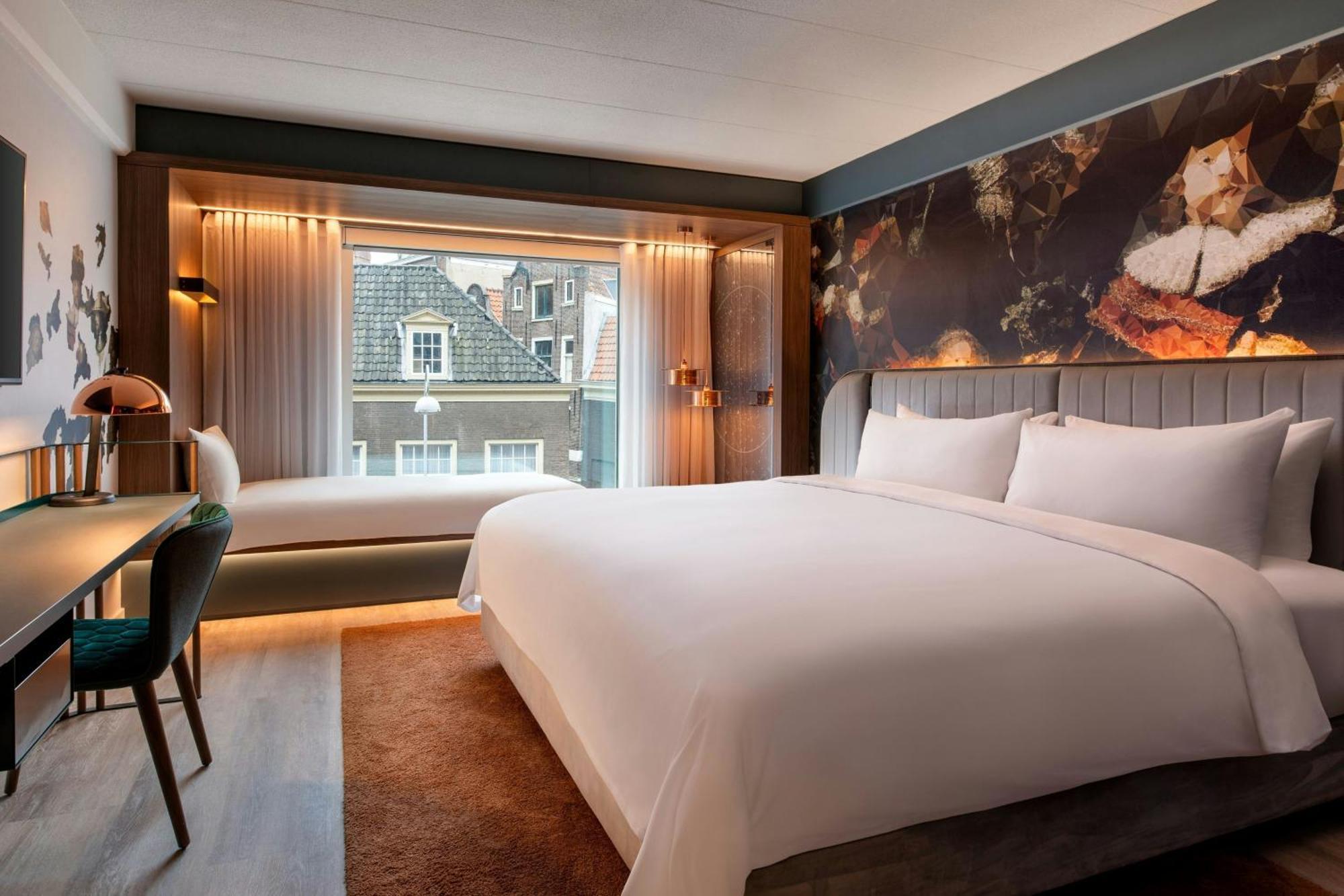 Driepersoonskamer met Uitzicht op de Stad